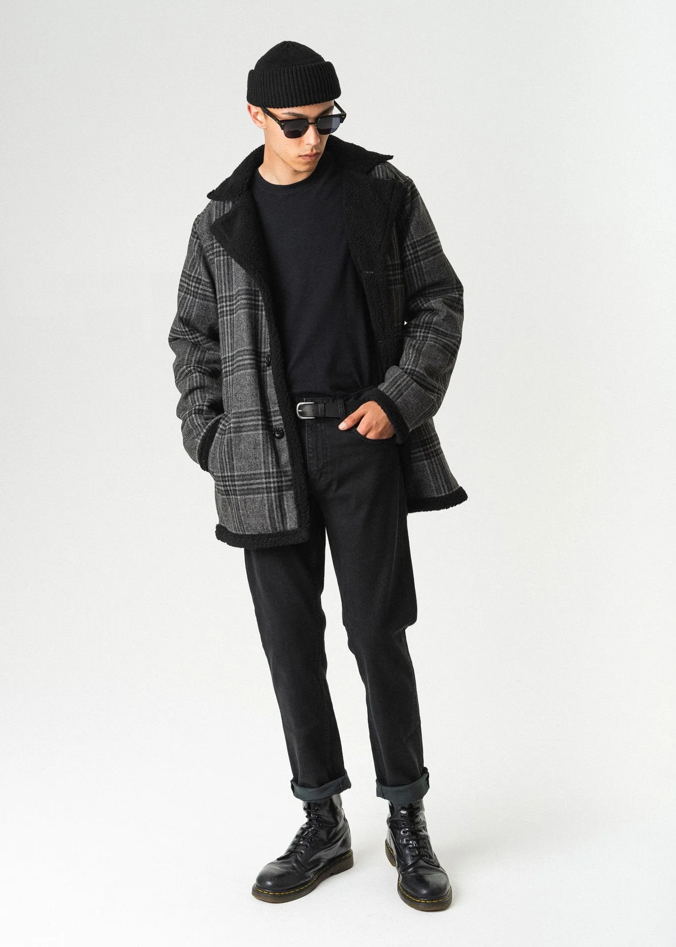 Afends Mens Bangalow  - Sherpa Wool Coat