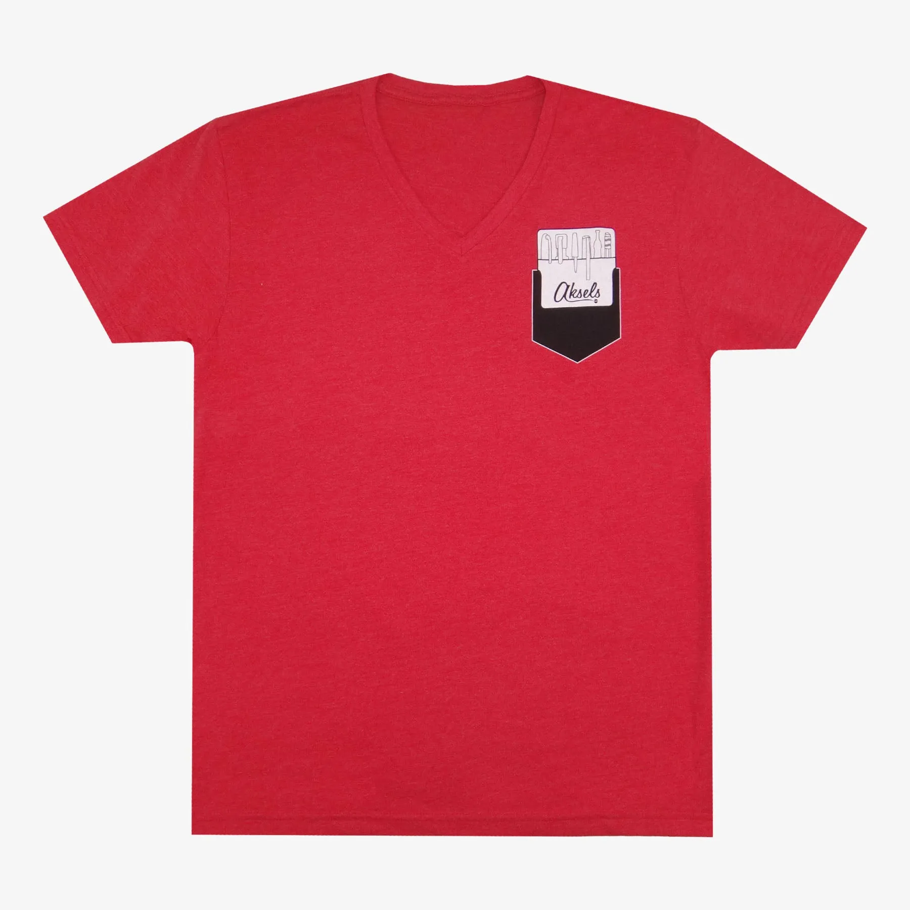 Aksels Pocket Protector V-Neck T-Shirt