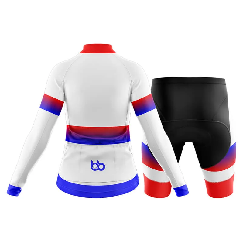 BB Gradient Club Cycling Kit (Red-Blue)