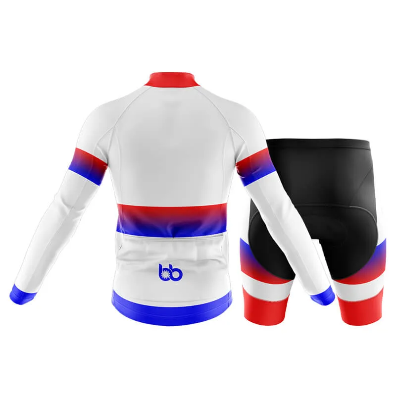 BB Gradient Club Cycling Kit (Red-Blue)