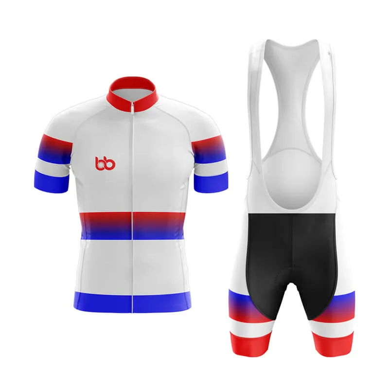 BB Gradient Club Cycling Kit (Red-Blue)