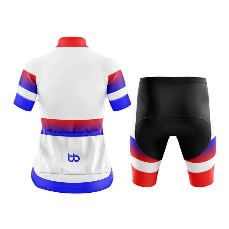 BB Gradient Club Cycling Kit (Red-Blue)