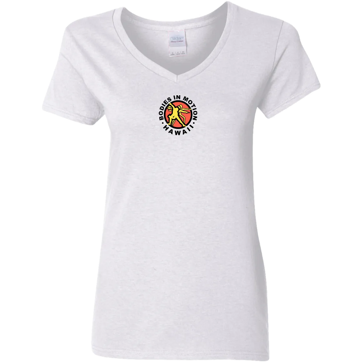 Bodies in Motion Ladies' 5.3 oz. V-Neck T-Shirt