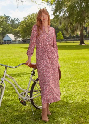 Camden Geo Button Down Maxi Dress