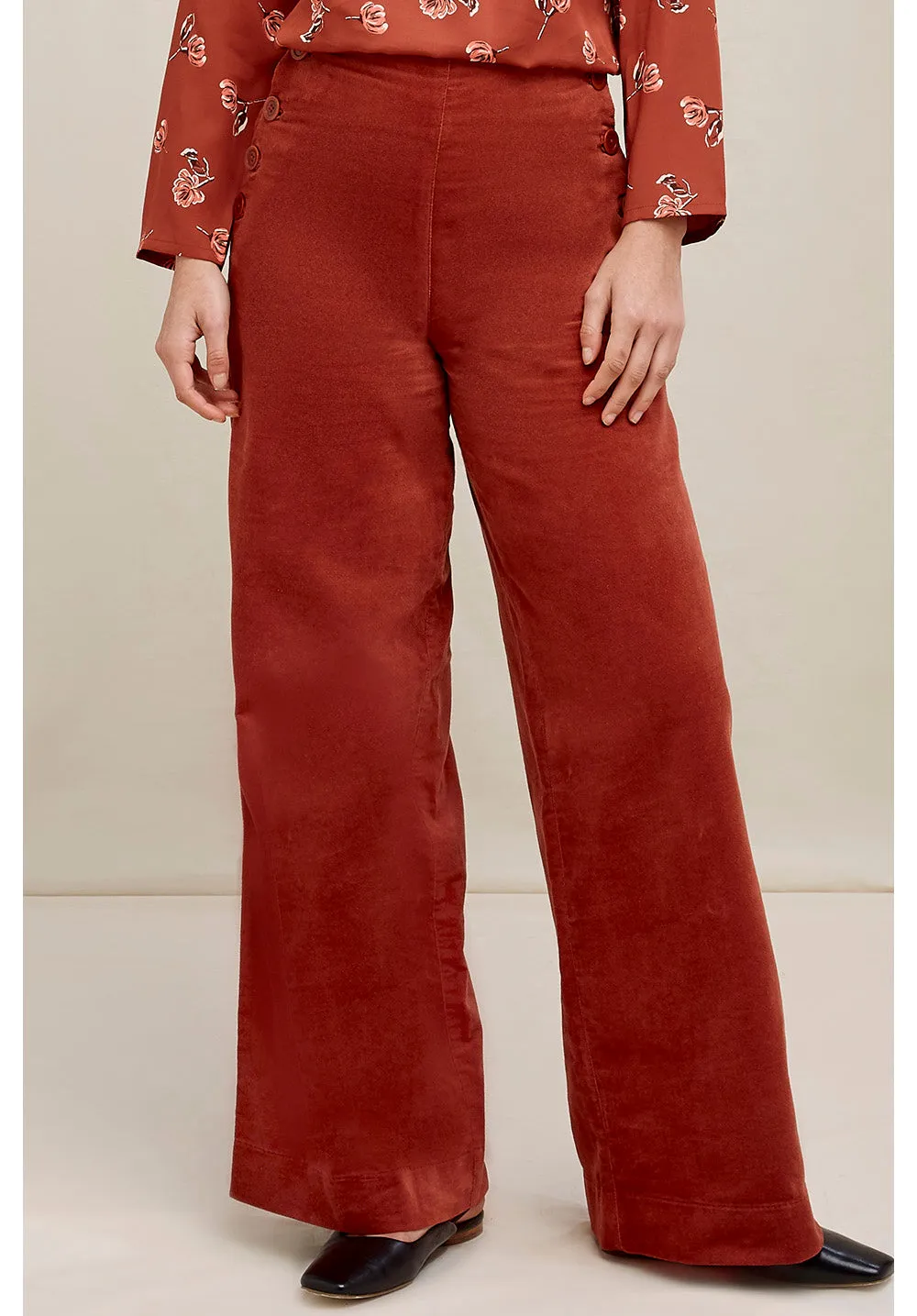 Caren Velvet Trousers