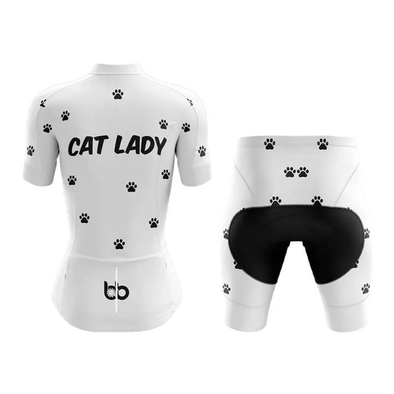 Cat Lady (V4-White) Club Cycling Kit