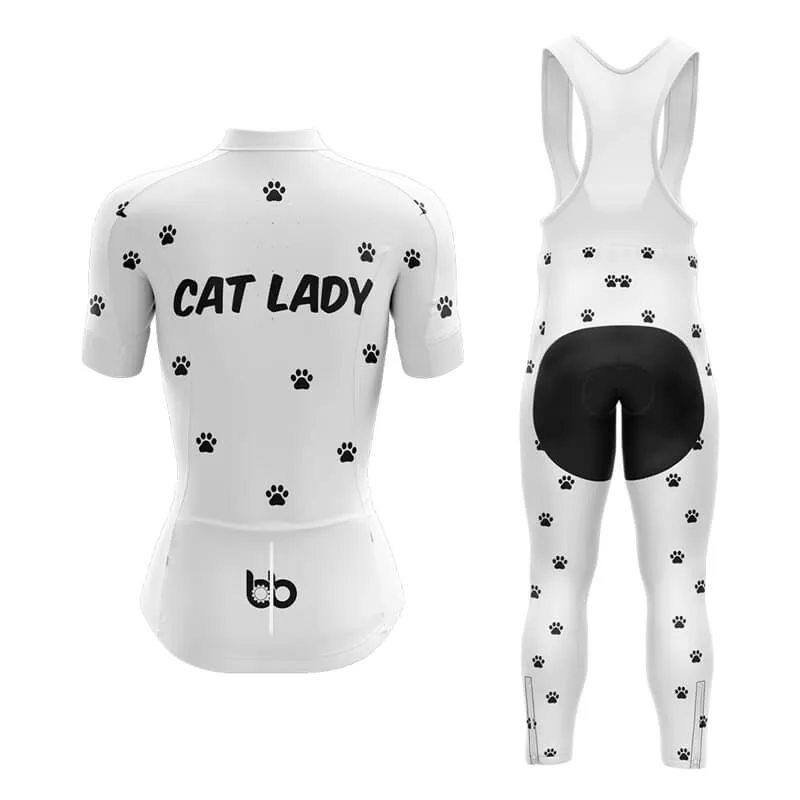 Cat Lady (V4-White) Club Cycling Kit