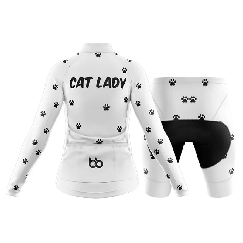 Cat Lady (V4-White) Club Cycling Kit