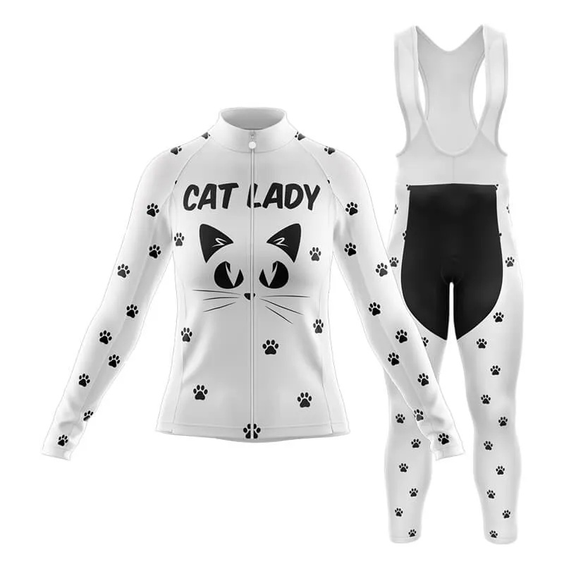 Cat Lady (V4-White) Club Cycling Kit