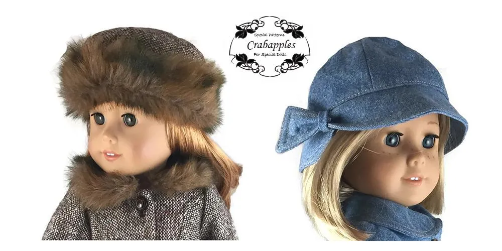 Classic Coat and Classic Hat Bundle 18" Doll Clothes Pattern