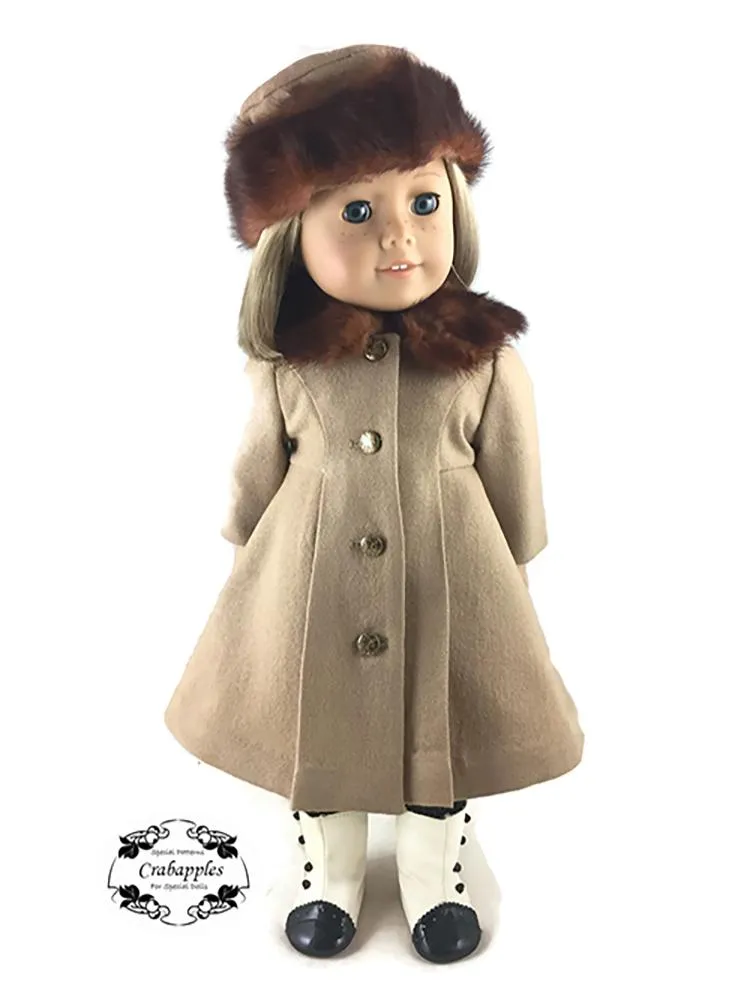 Classic Coat and Classic Hat Bundle 18" Doll Clothes Pattern