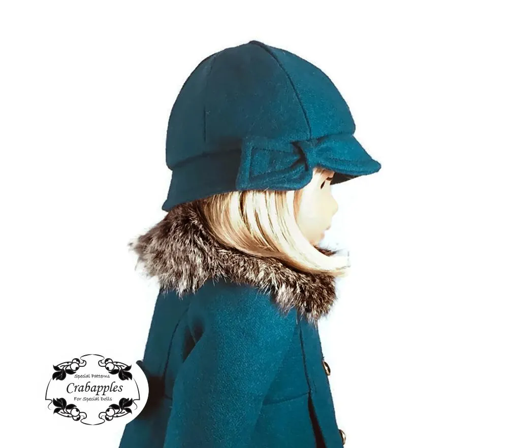 Classic Coat and Classic Hat Bundle 18" Doll Clothes Pattern