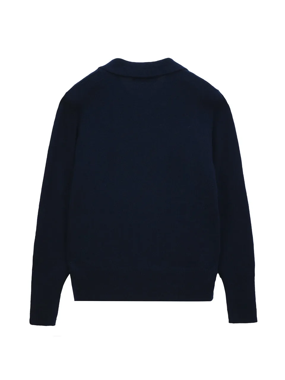 Classic Polo Sweater_Navy