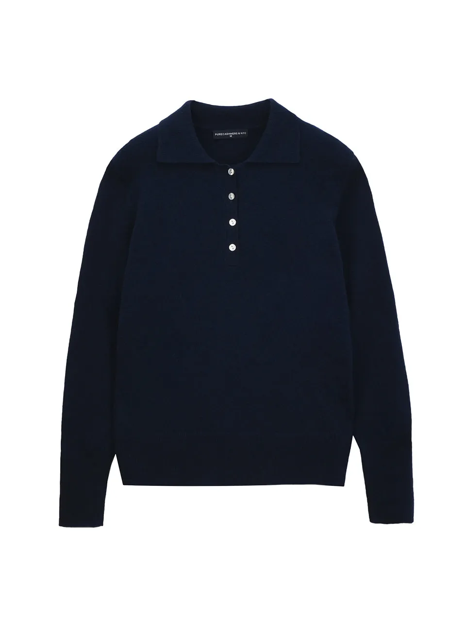 Classic Polo Sweater_Navy