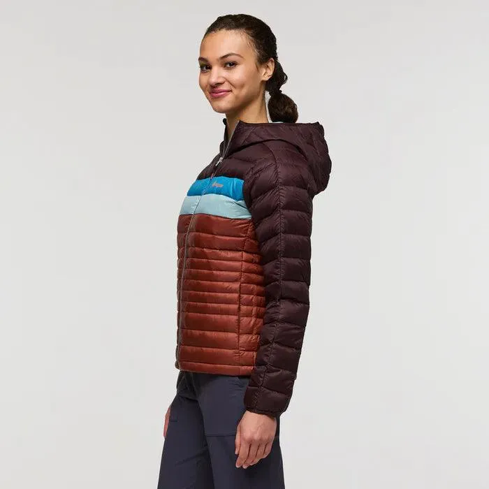 Cotopaxi Women’s Fuego Down Hooded Jacket Coffee/Rusty