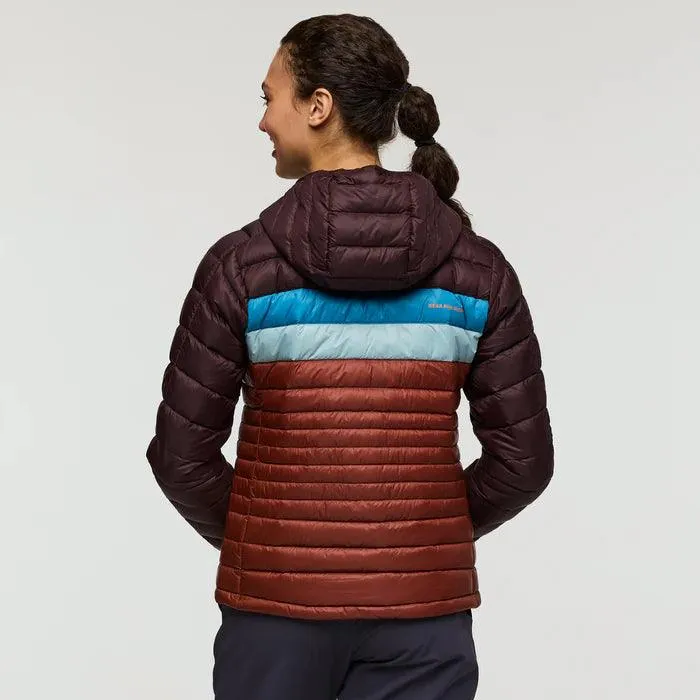 Cotopaxi Women’s Fuego Down Hooded Jacket Coffee/Rusty