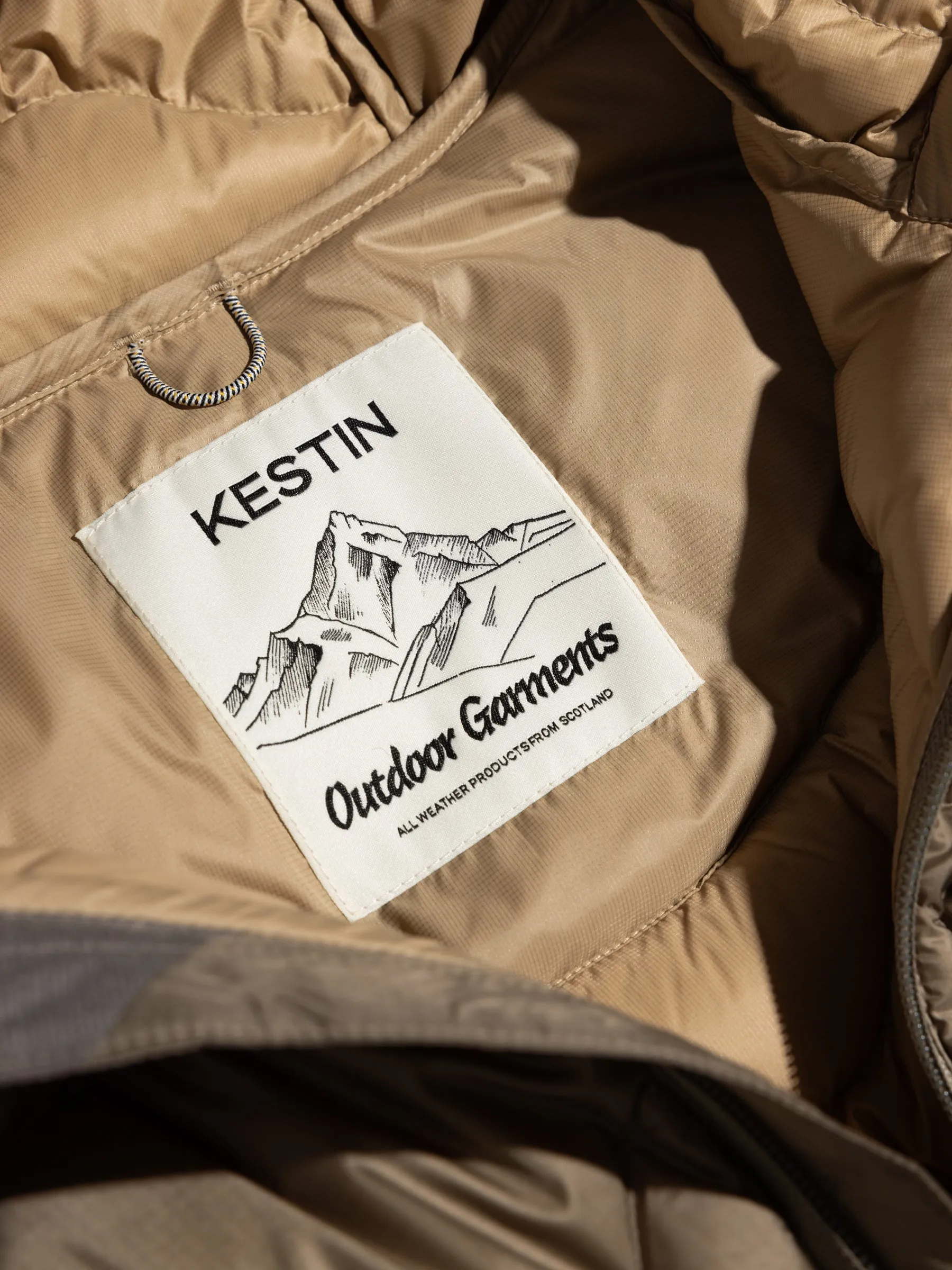 Optimized: Lightweight Olive Recycled Ripstop Cuillin Down Jacket