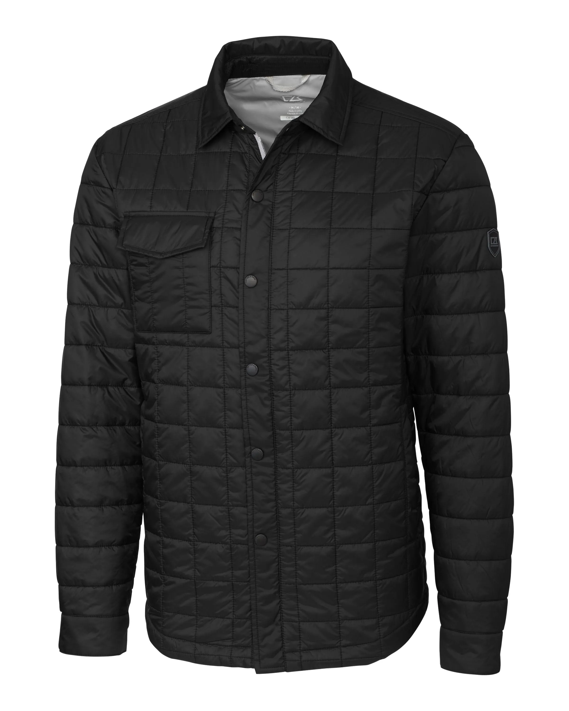 Cutter & Buck Rainier PrimaLoft® Mens Eco Insulated Quilted Shirt Jacket