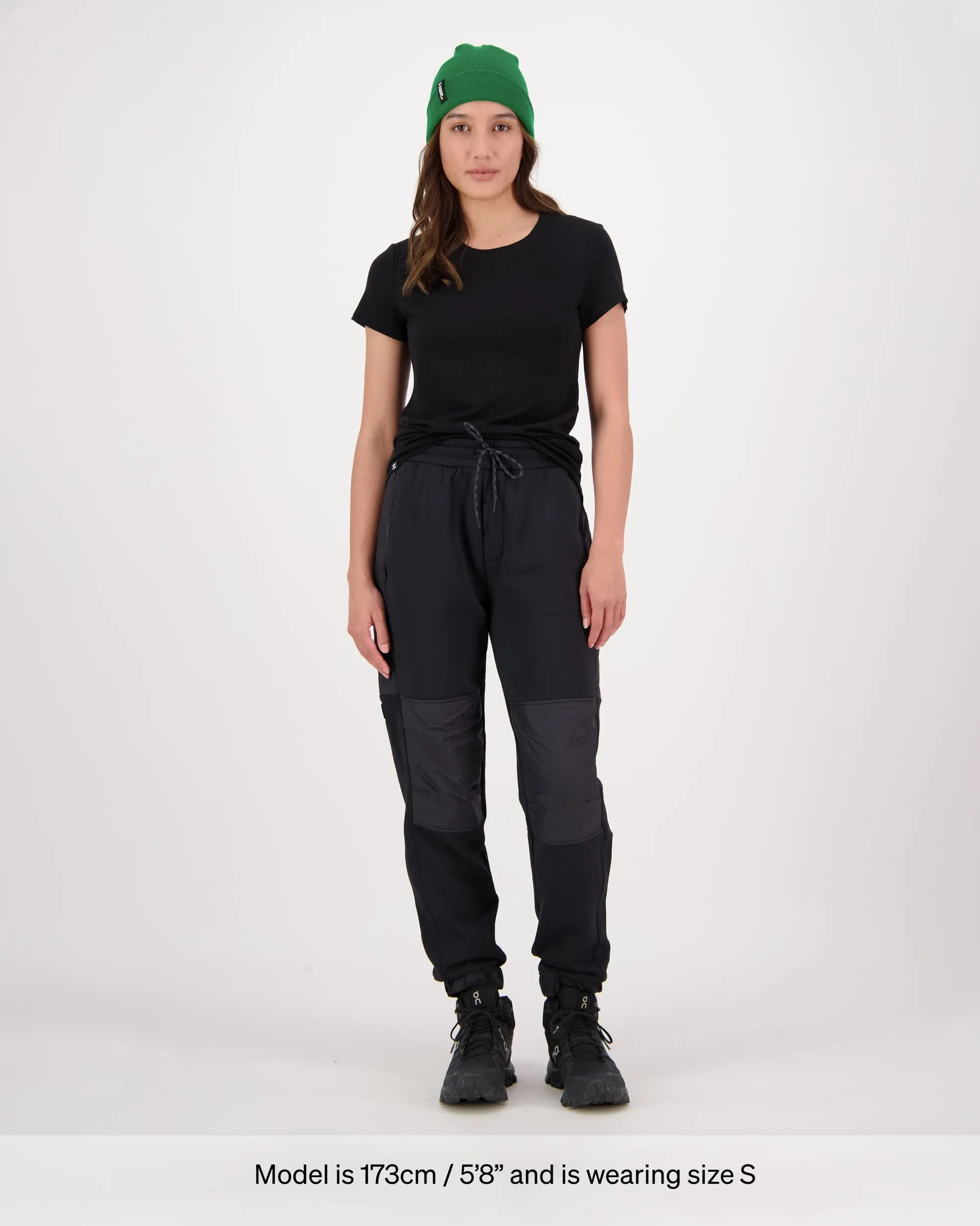 Decade Merino Fleece Pants - Black