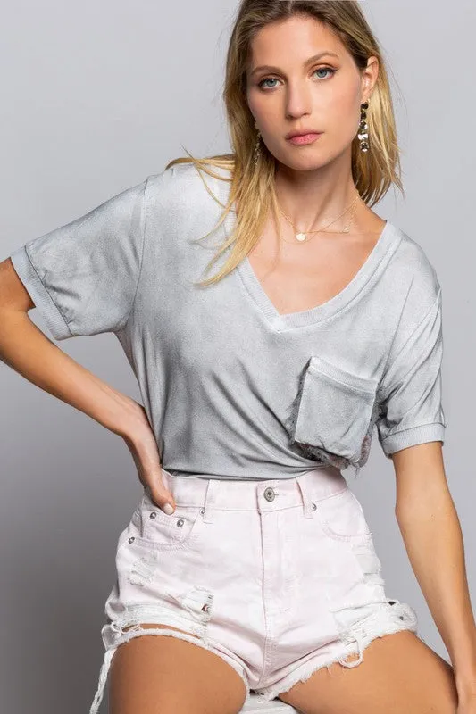 DS Girly Meets Basic Short Sleeve Top