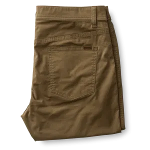 Duck Head Shoreline Twill 5-Pocket in Capers - Men's