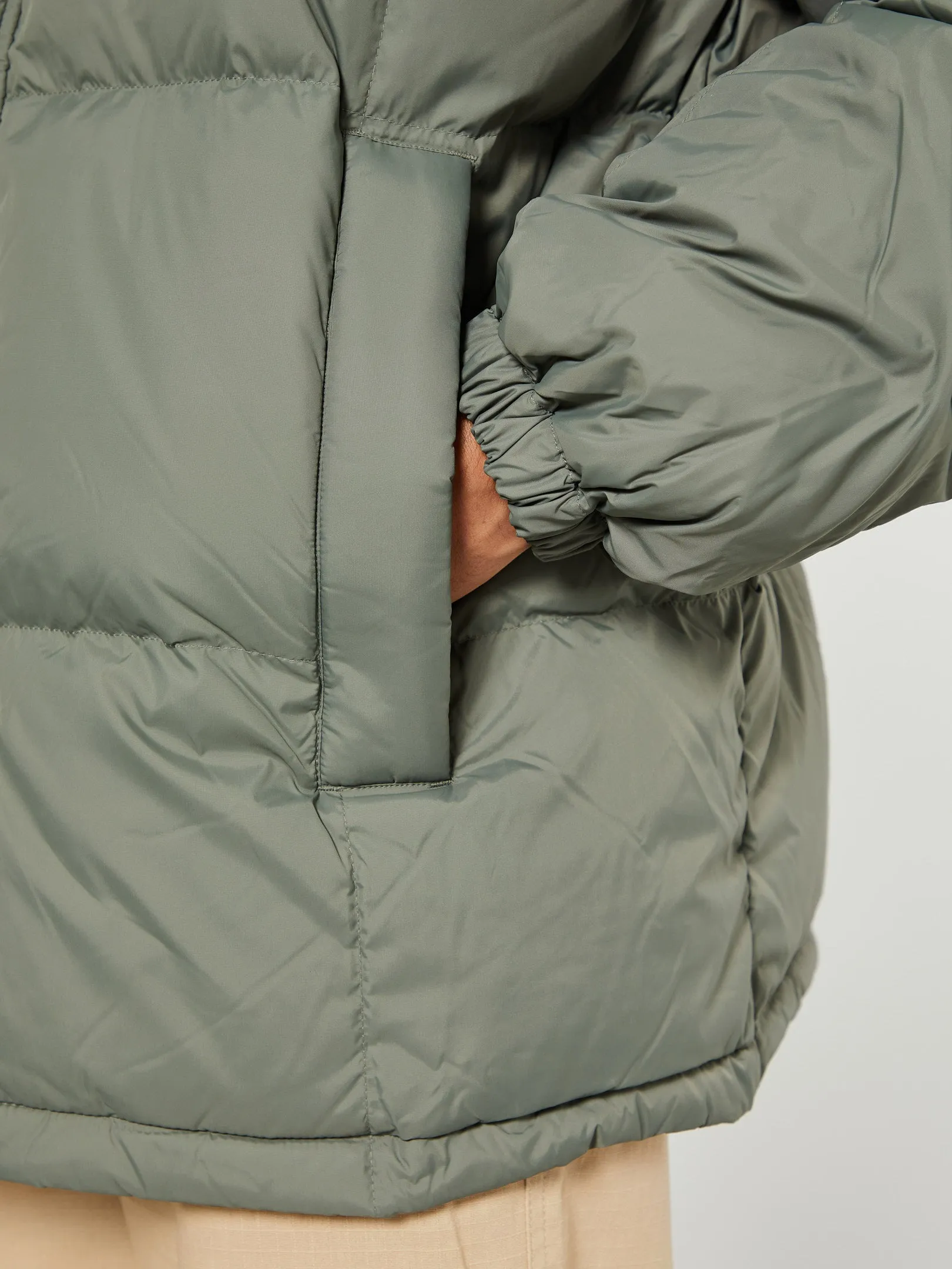 Dyngja Down Jacket in Glacial Clay