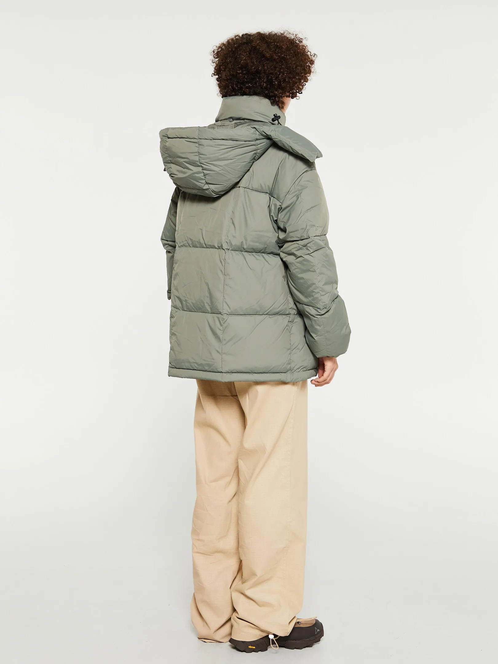 Dyngja Down Jacket in Glacial Clay