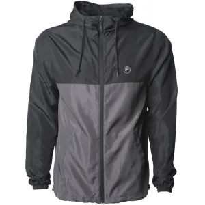 FishOn Energy Ultra Lightweight Windbreaker Jacket (Gray/Black)