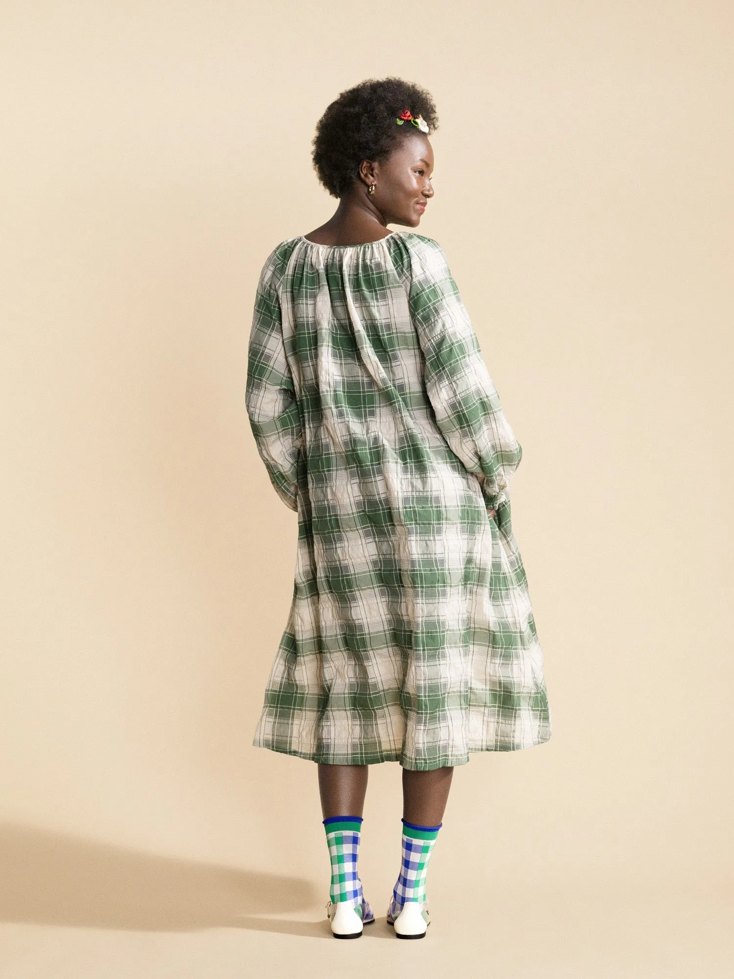 Flora Plaid Dress