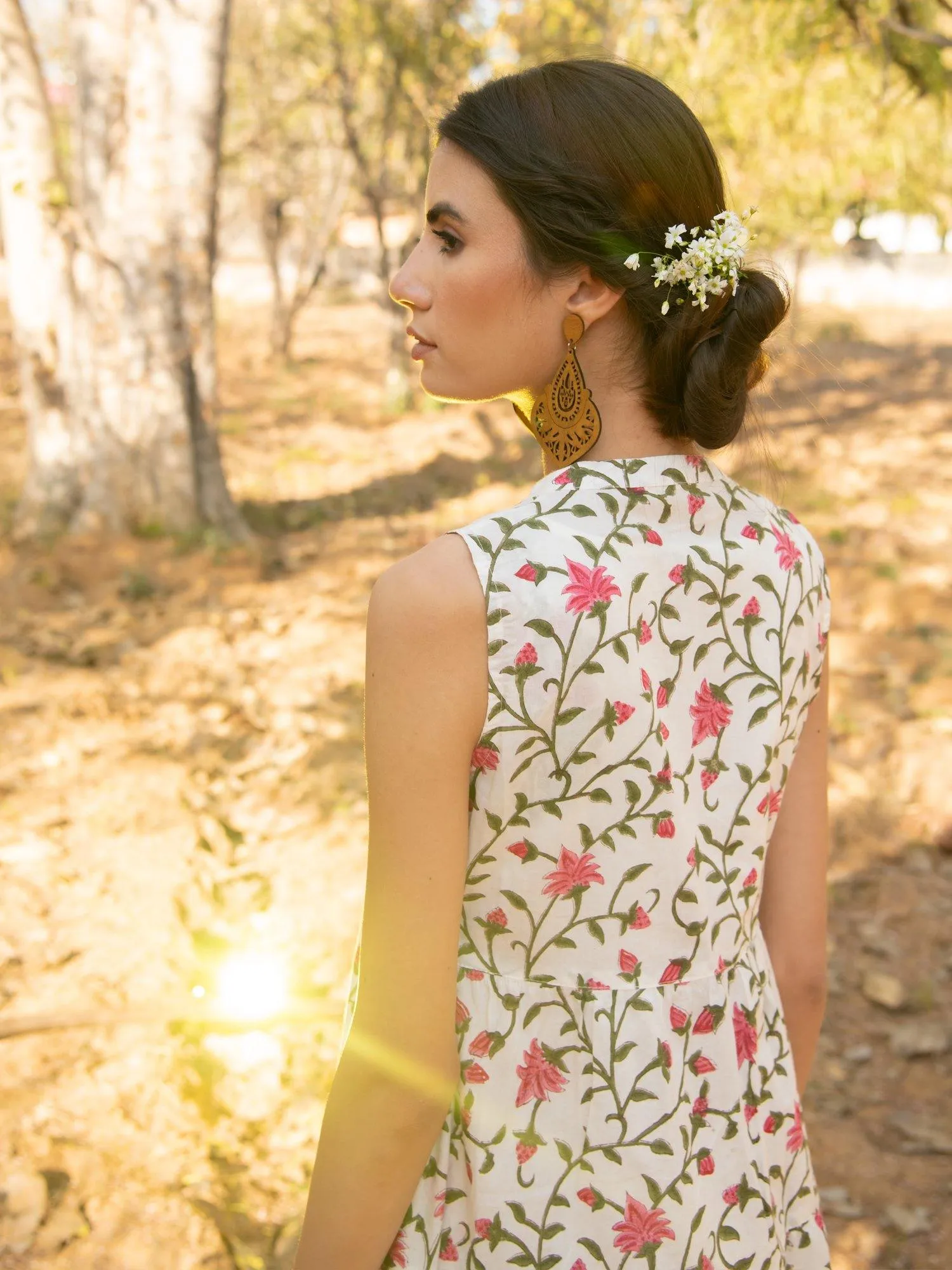 Garden cape dress