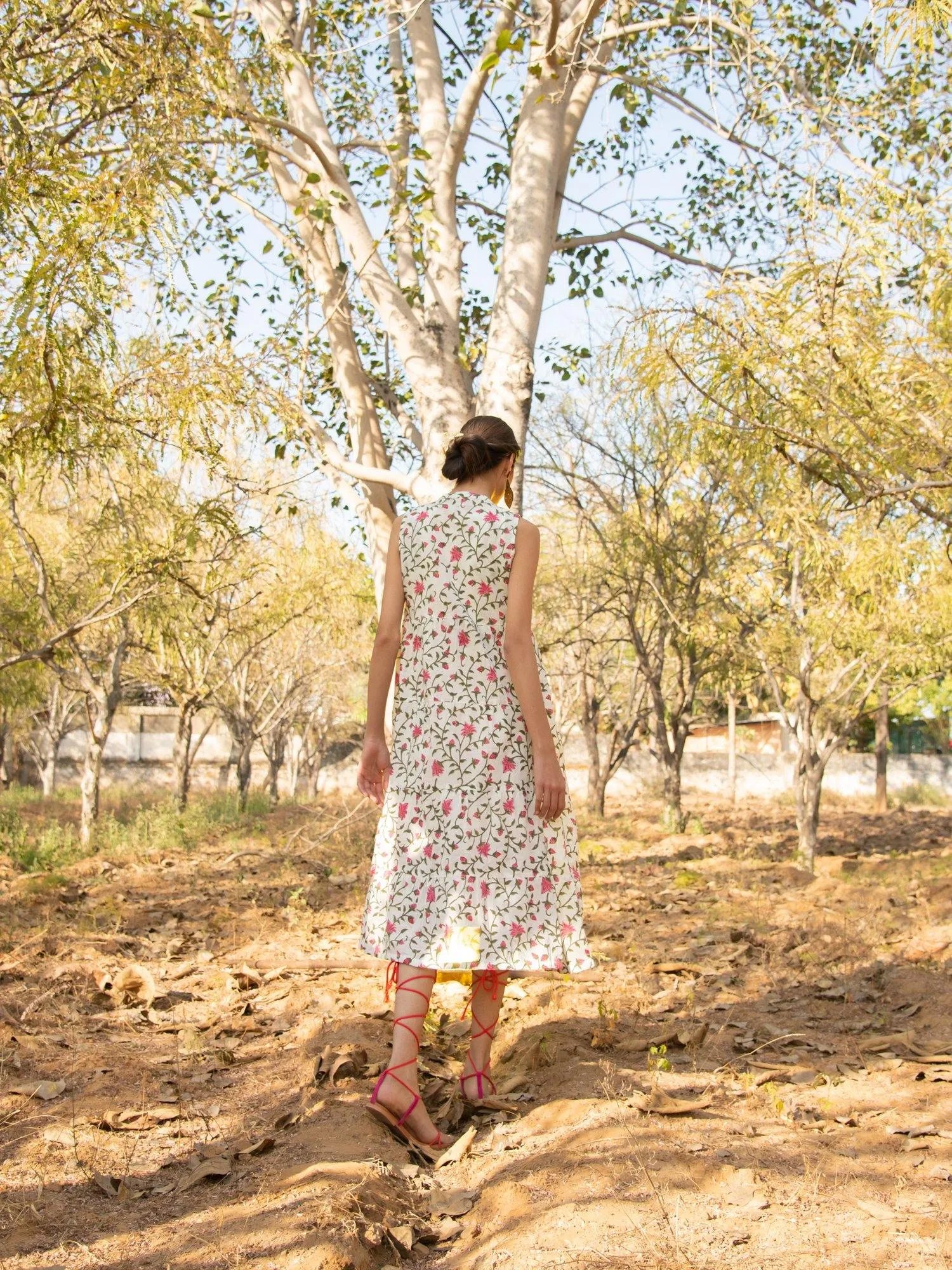 Garden cape dress