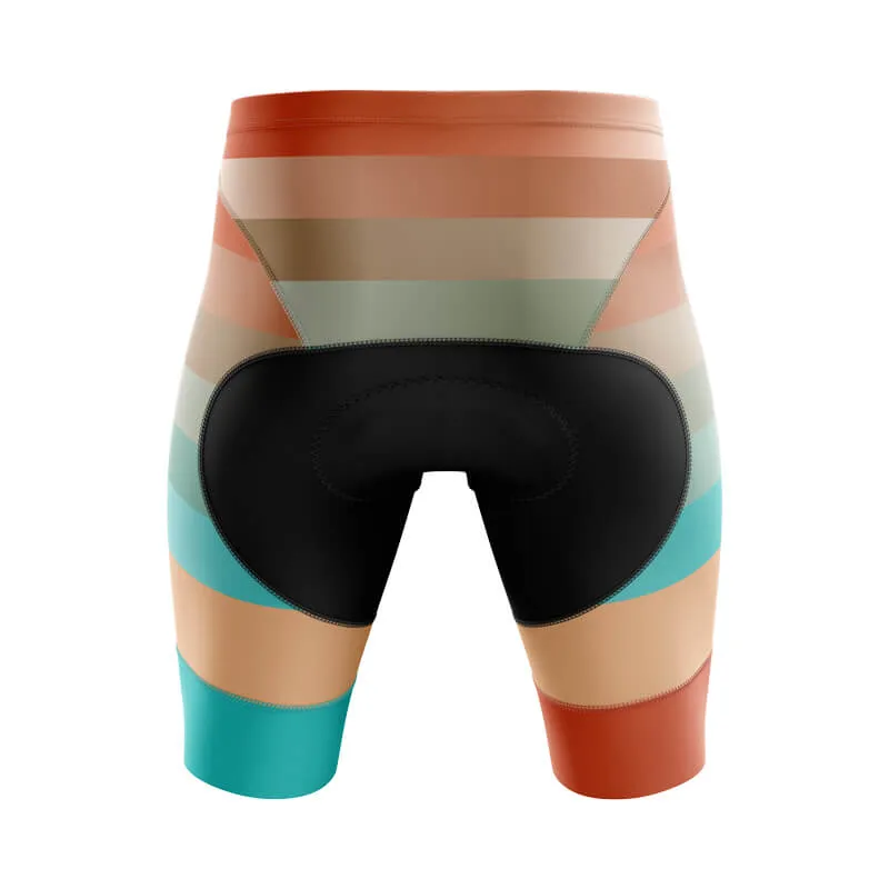 Gradient Frequency Shorts & Pants (Beige-Orange-Teal)