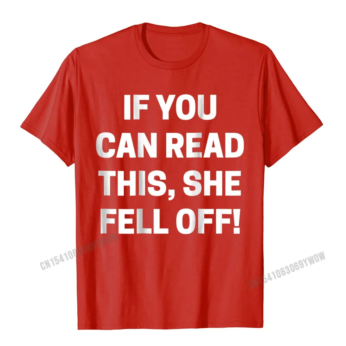 If You Can Read This She Fell Off Motorcycle T-Shirt