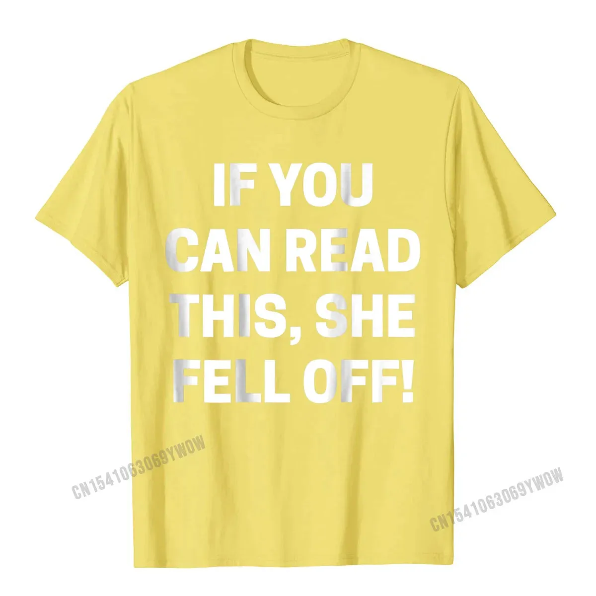 If You Can Read This She Fell Off Motorcycle T-Shirt