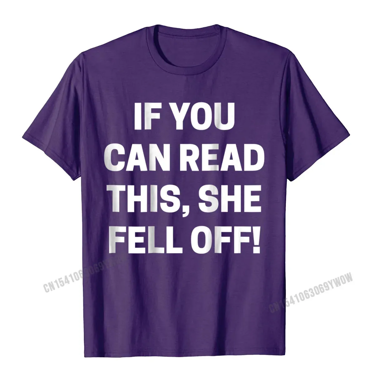 If You Can Read This She Fell Off Motorcycle T-Shirt