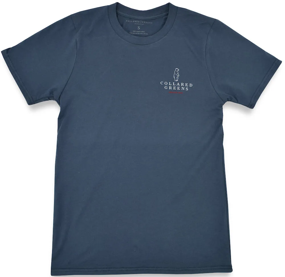 In Case of Emergency: Short Sleeve T-Shirt - Steel Blue