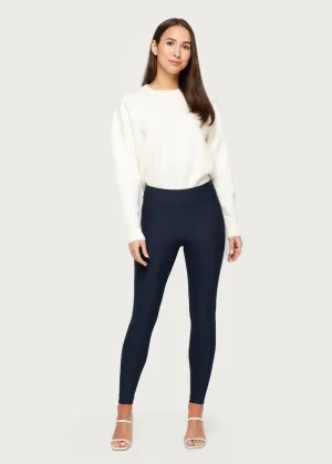 Jessica Navy Biker Pant With Side Pockets