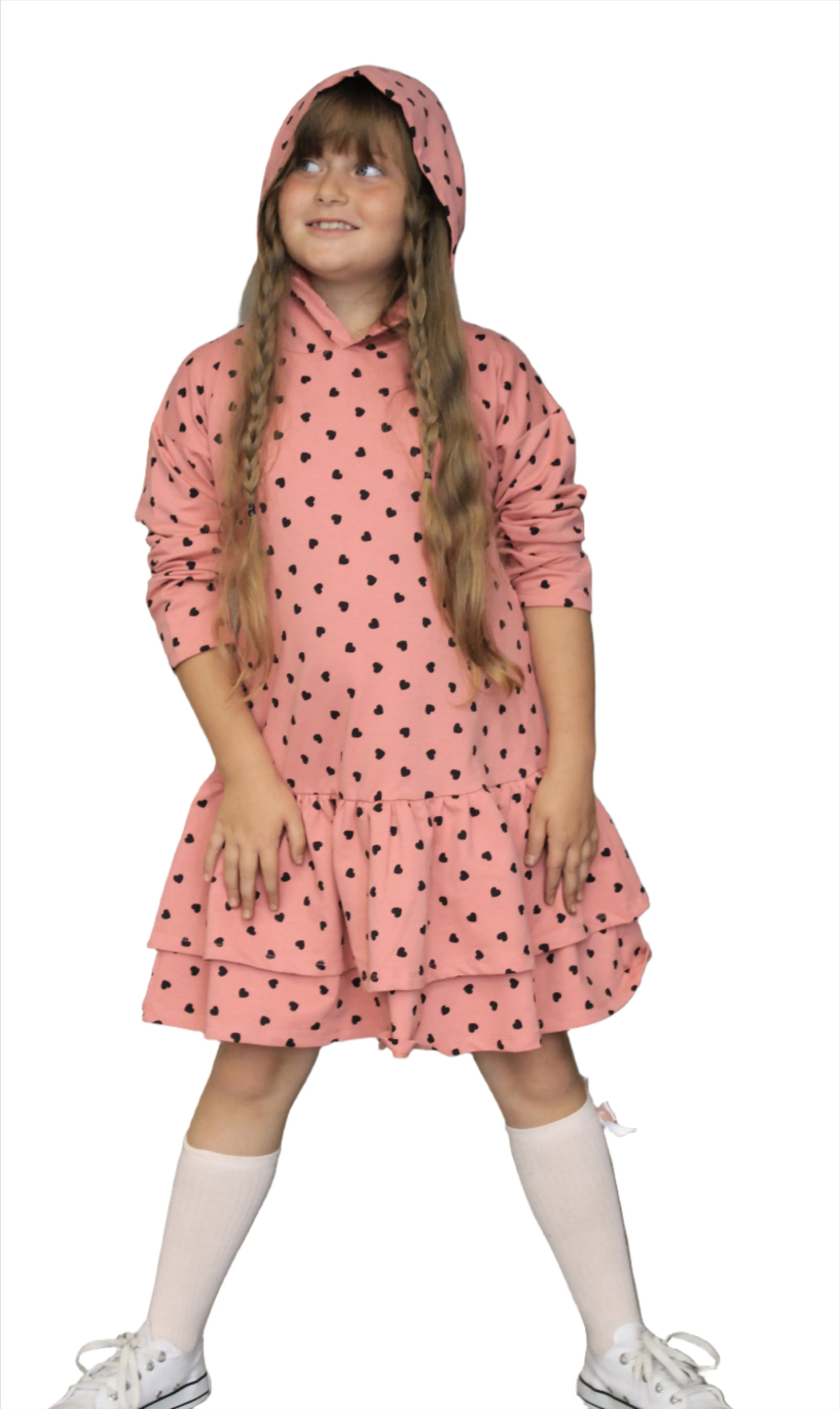 Little Girl's Hoodie Dress - Adorable, Fun and Comfortable Outfit