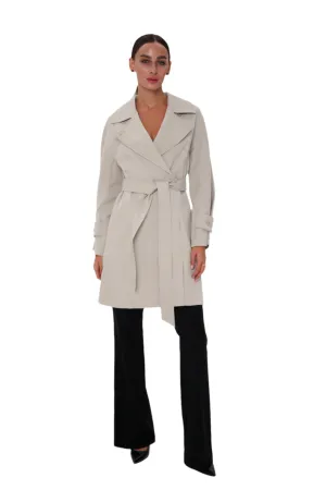 London Trench Coat in Dove