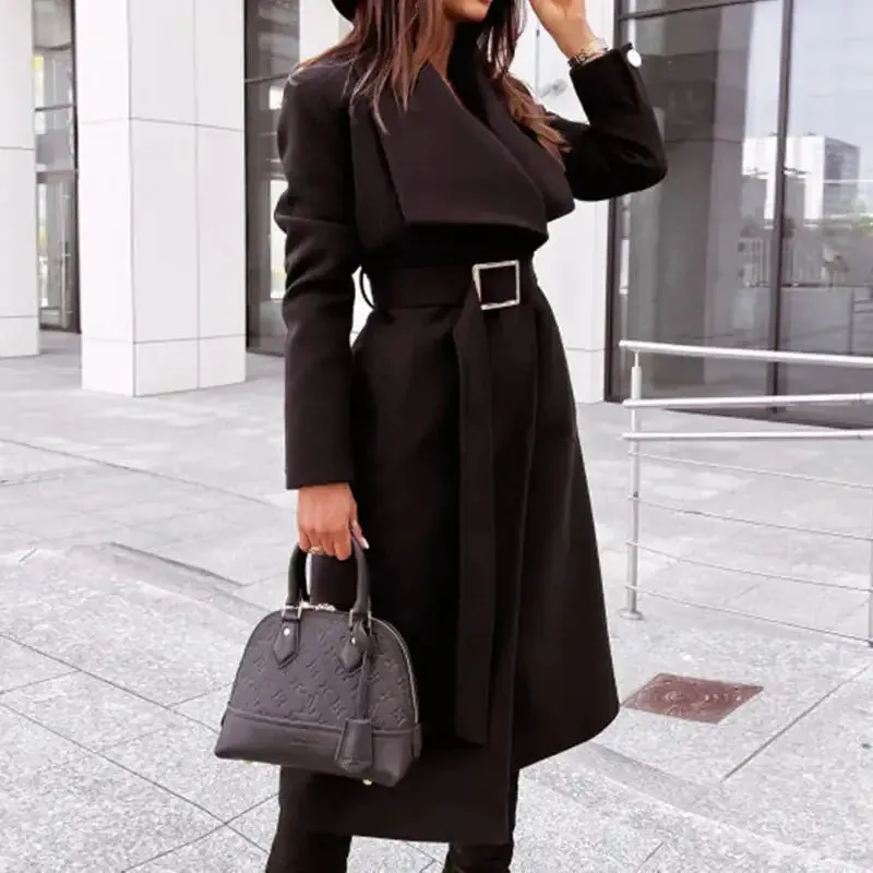 Long Sleeve Fashion Trench Coat