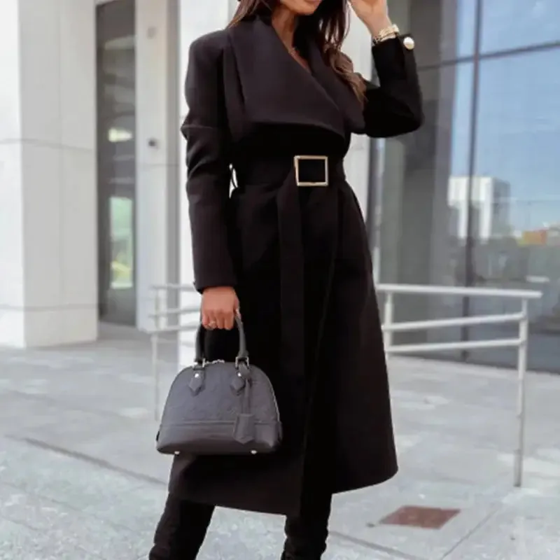 Long Sleeve Fashion Trench Coat