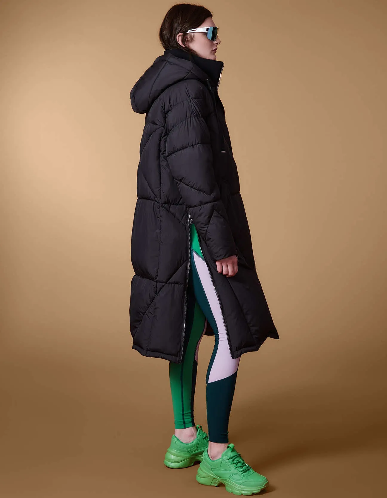 Long Winter Puffer Coat