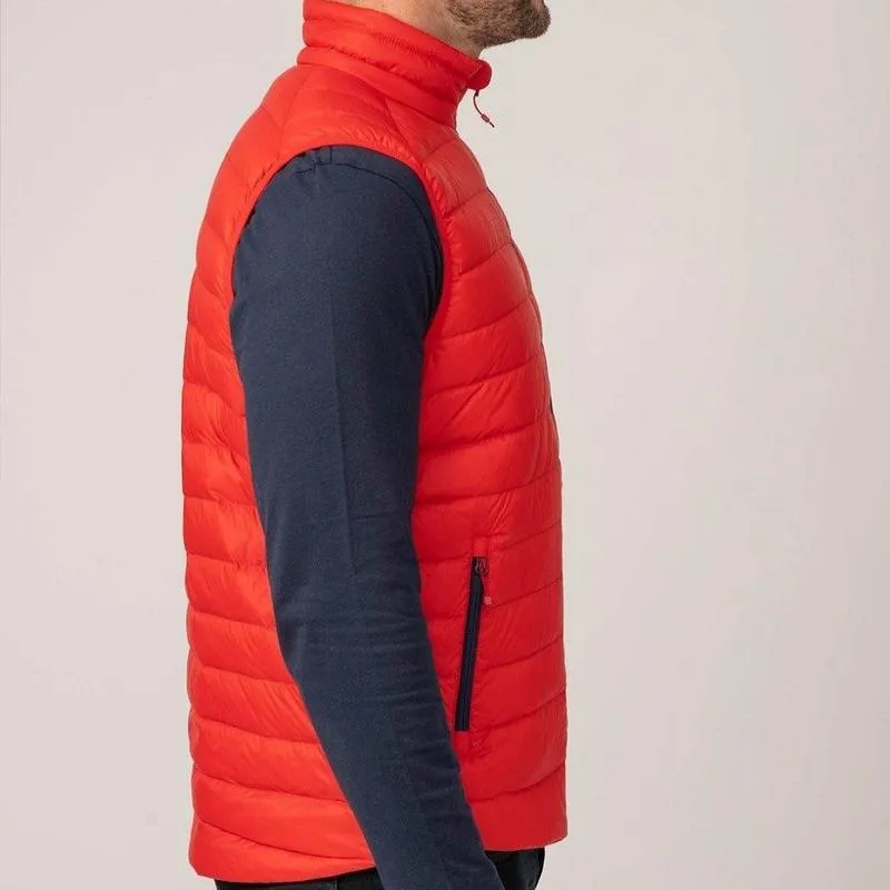 Mac In A Sac Alpine Down Mens Gilet - Red