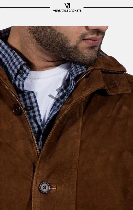 Men’s Brown Suede Sheriff Jacket