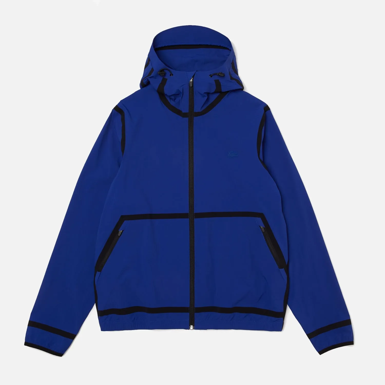 Men's Lacoste Lightweight Hooded Jacket Royal Blue