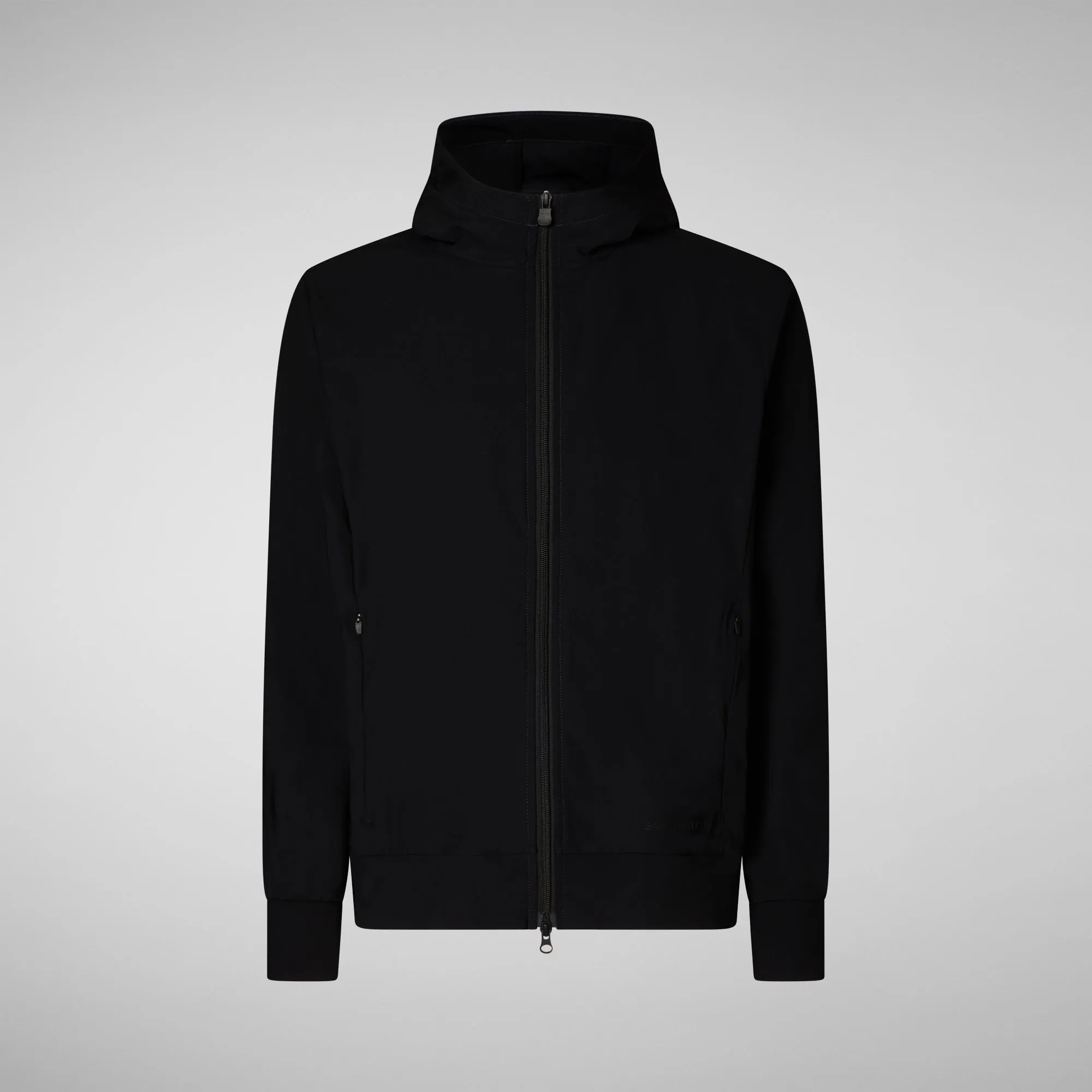 Men's Luiz Hooded Jacket in Black