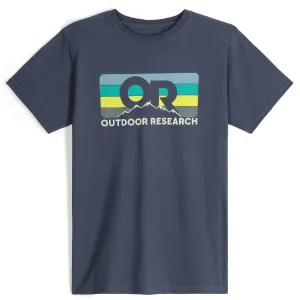 Outdoor Research Advocate Stripe Tee - Naval Blue/Verdant - Unisex