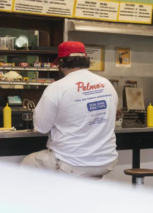 Palmo Goods Collection Palmo's Diner T-Shirt Size 2XL