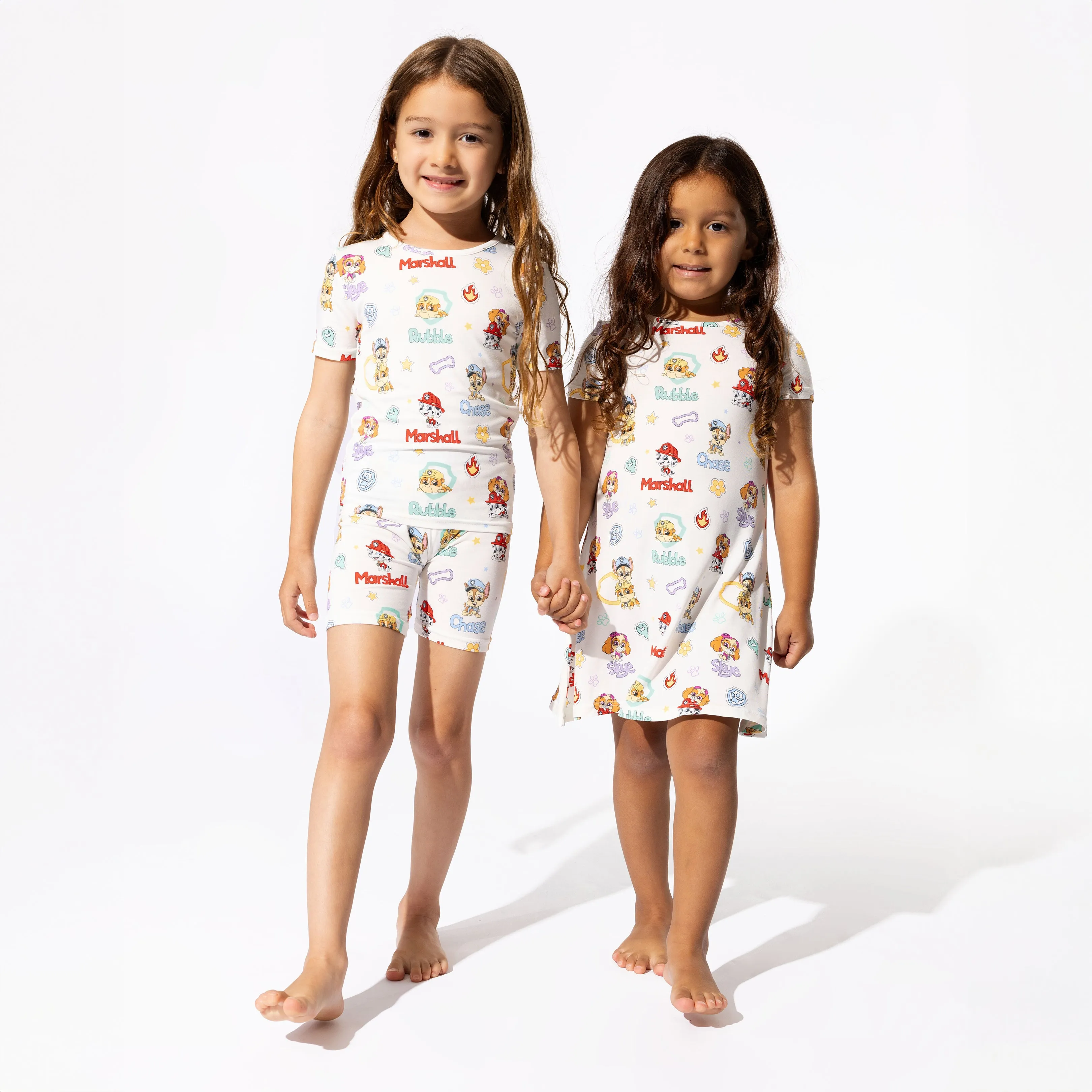 PAW Patrol: Playful Pups Bamboo Girls' Short Sleeve Dress