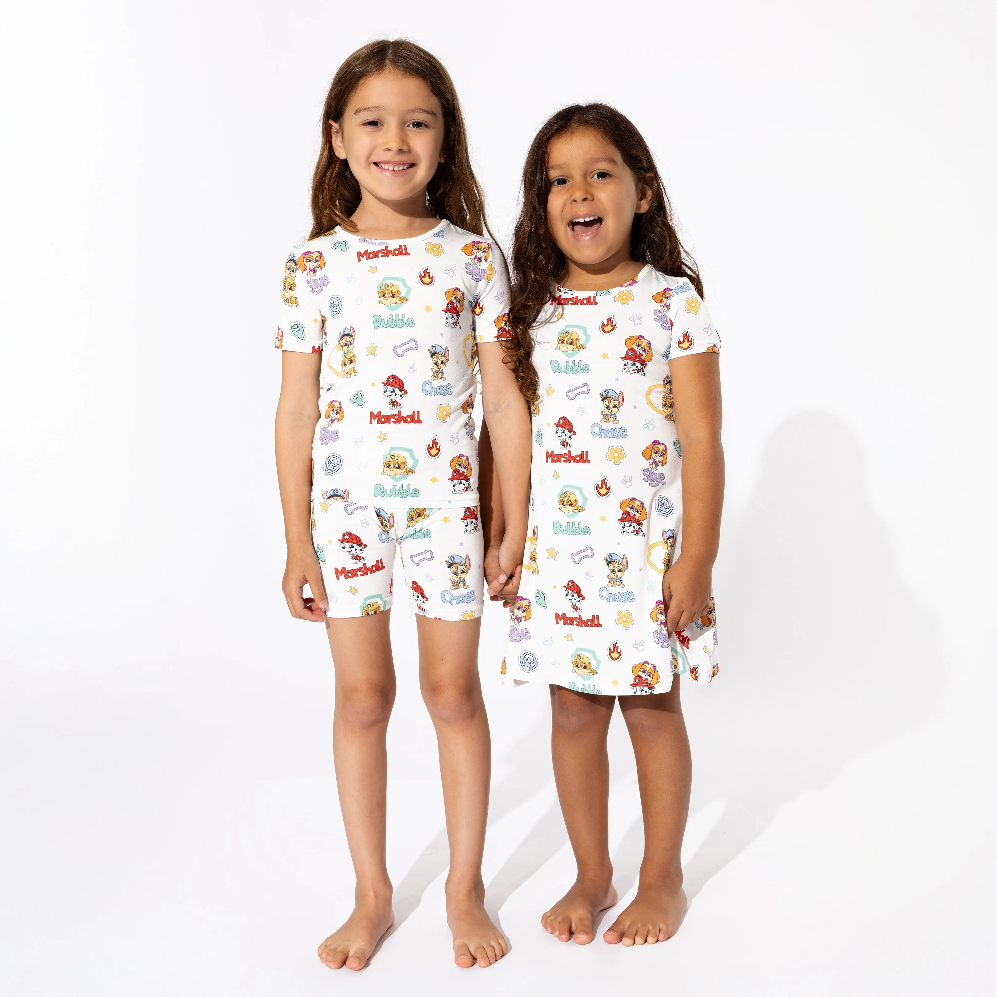 PAW Patrol: Playful Pups Bamboo Girls' Short Sleeve Dress